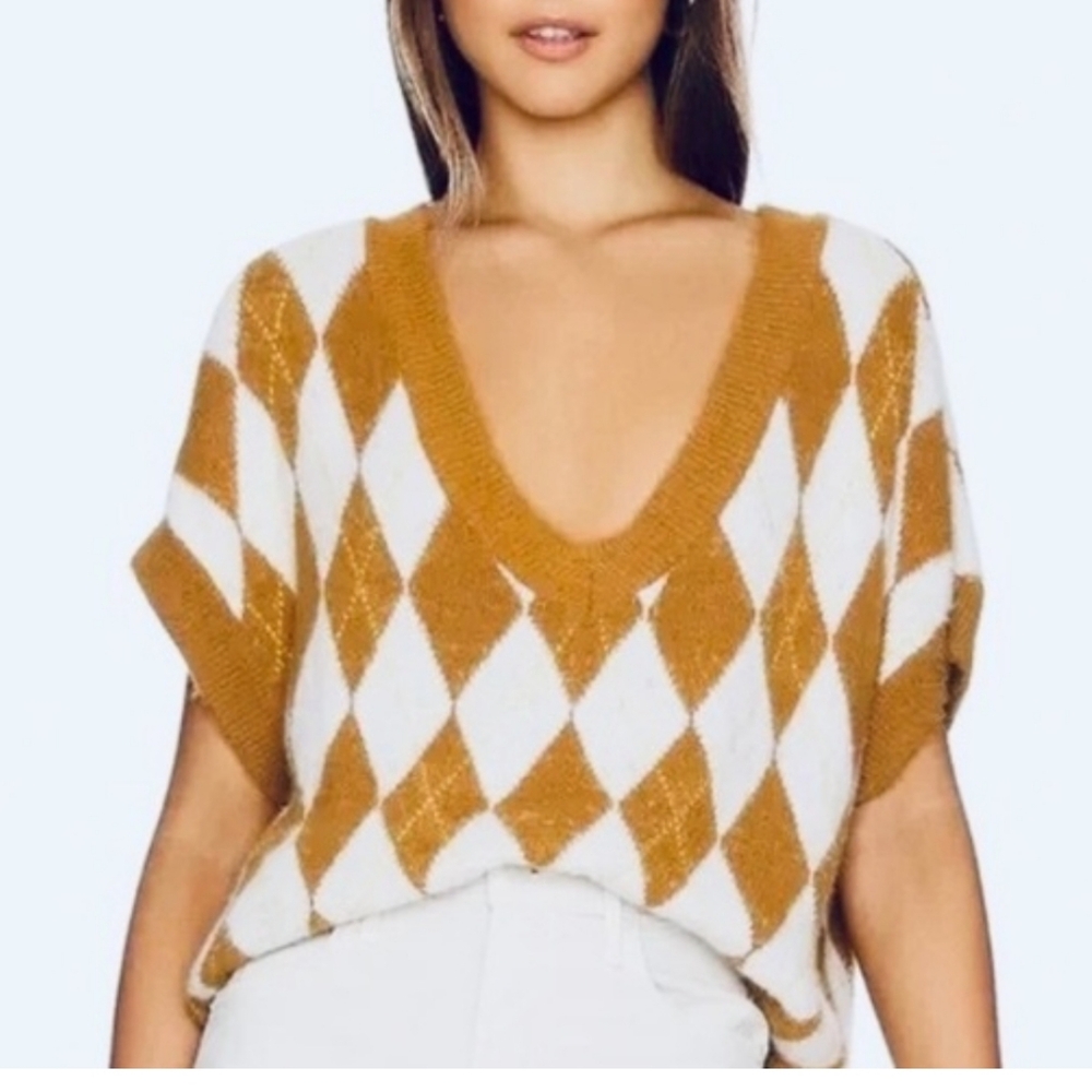 FP ARGYLE SWEATER VEST - Picture 2 of 3